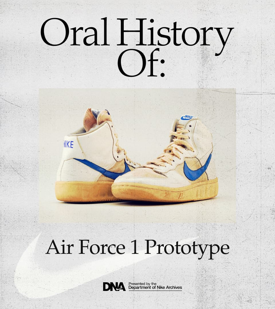 Ecoutez l histoire Prototype de la Air Force 1. Nike SNKRS